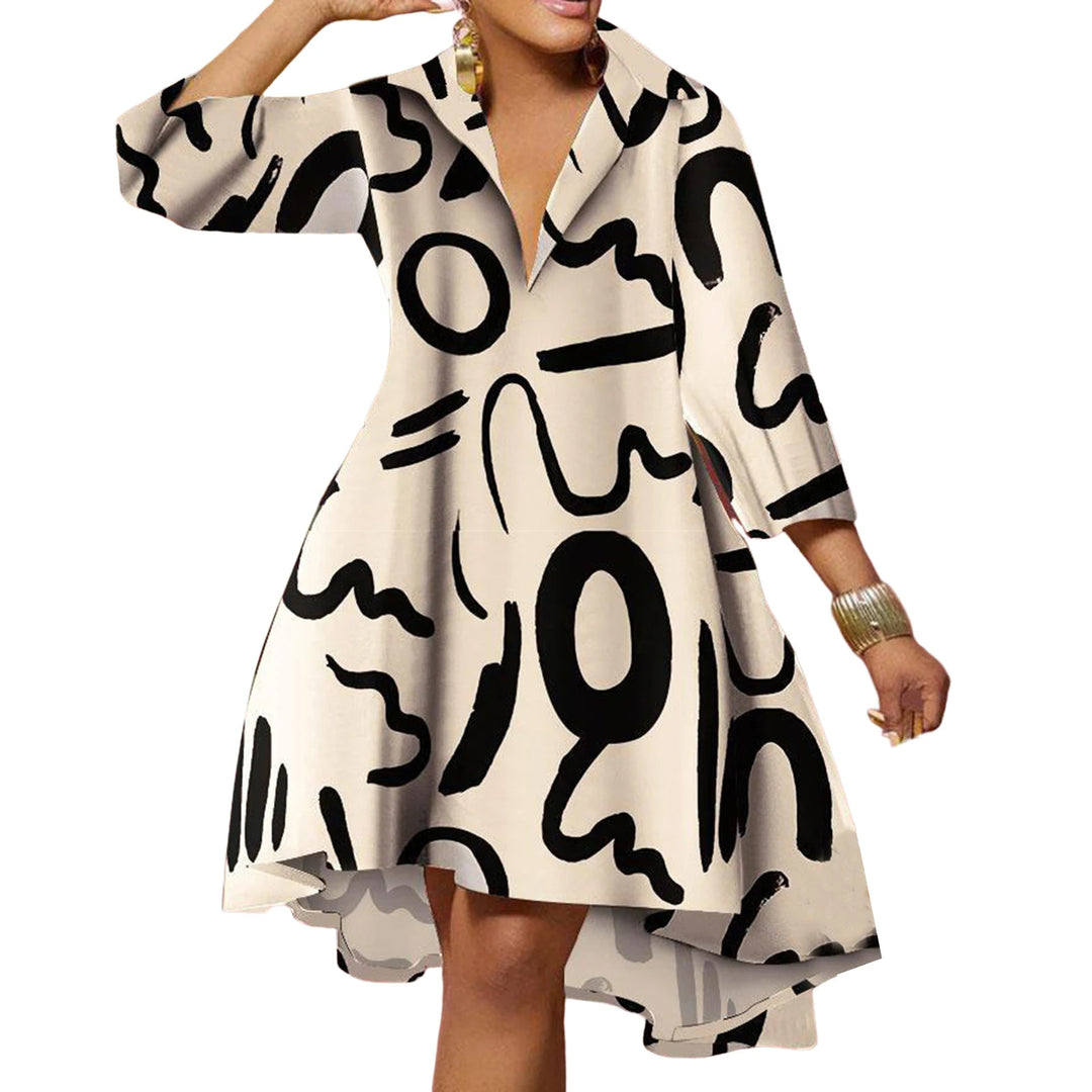 Loose Fit Floral Maxi Dress for Women