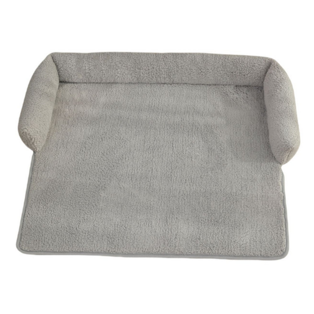Plush Orthopedic Dog Bed with Supportive Neck Pillow