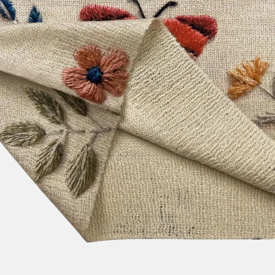 Colorful Bloom Pattern Sweater