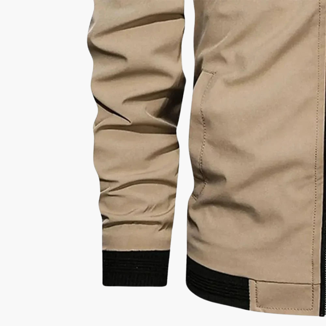 Men's Vintage Zip Up Bomber Jacket