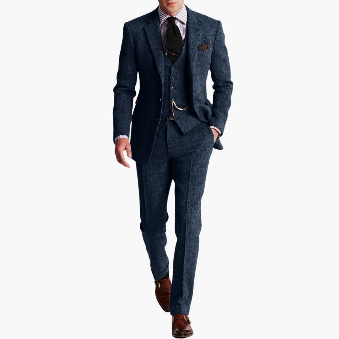 Classic Winter Mens 3 Piece Suit