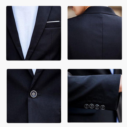 Classic 2-Piece Men's Business Suit - Slim Fit