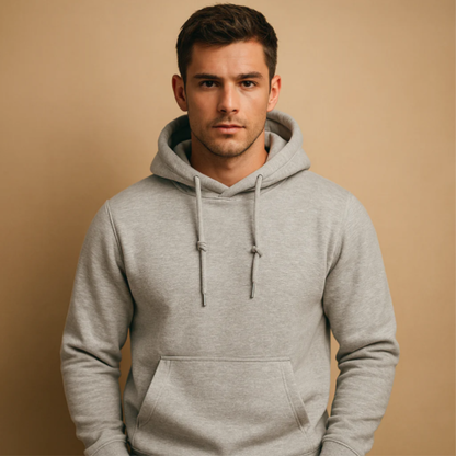 Comfortable Men's Hooded Sweatshirt with Pocket