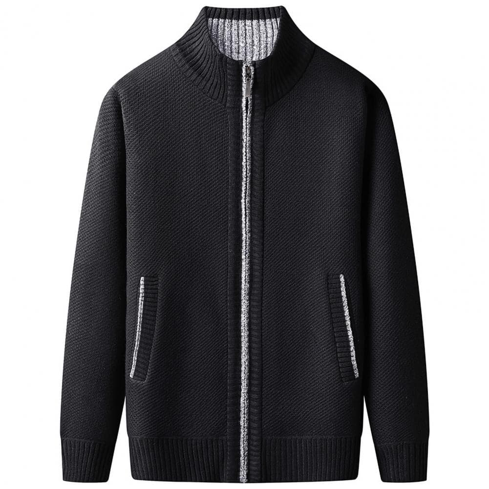 Soft Men's Zip Cardigan Sweater