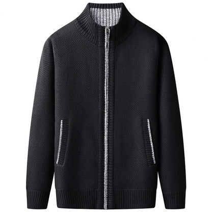 Soft Men's Zip Cardigan Sweater