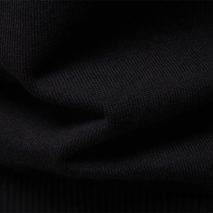 Warm Mens Half Zip Wool Sweater