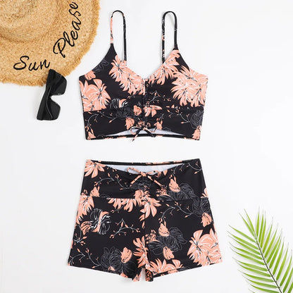 Women's High Waist Bikini Set with Comfortable Top