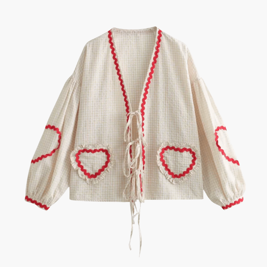 Cute Checked Shirt for Women with Sweet Pockets