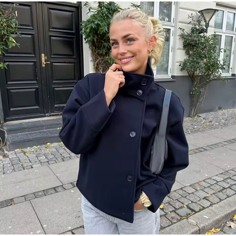 Ladies Classic Double Breast Jacket