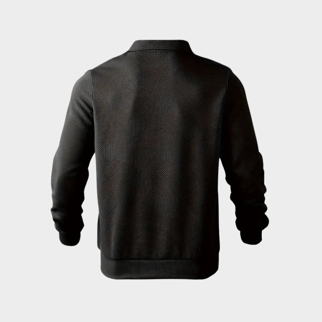 Classic Mens Quarter Zip Sweater