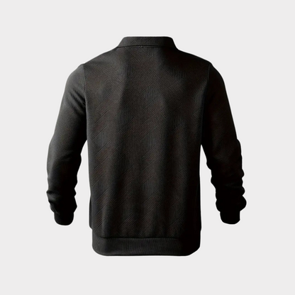 Classic Mens Quarter Zip Sweater