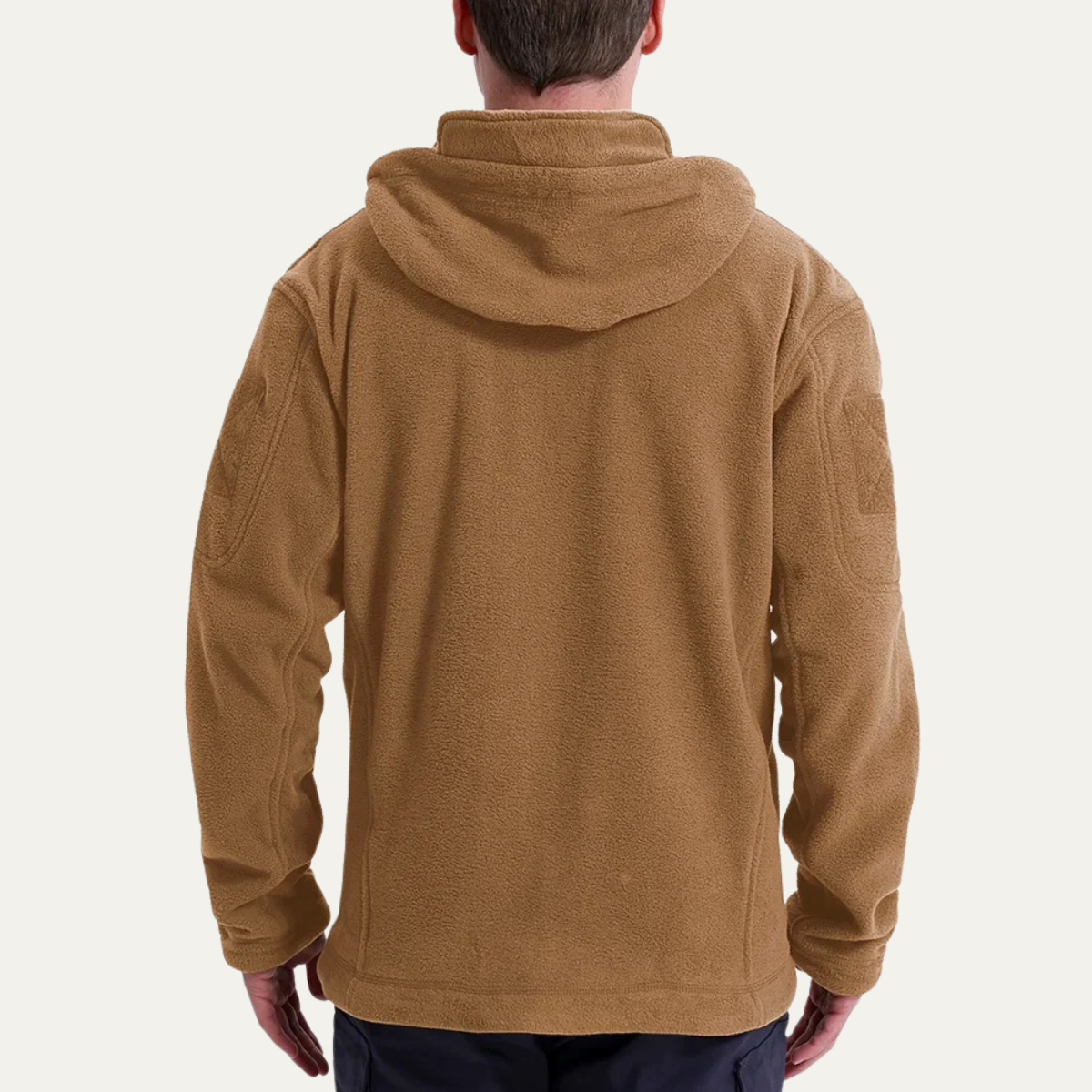 Men's Insulated Tactical Fleece Hoodie with Multiple Pockets