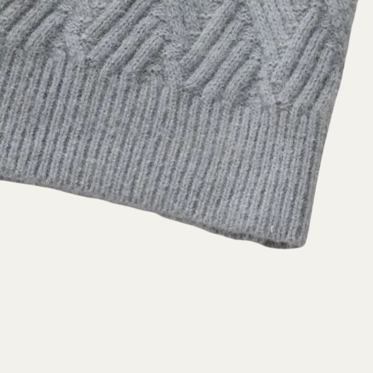 Cozy Men's Crew Neck Warm Knit Sweater