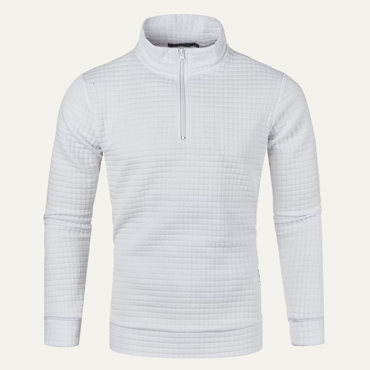 Comfortable Men's Breathable Quarter Zip Fleece Sweater - Nocini