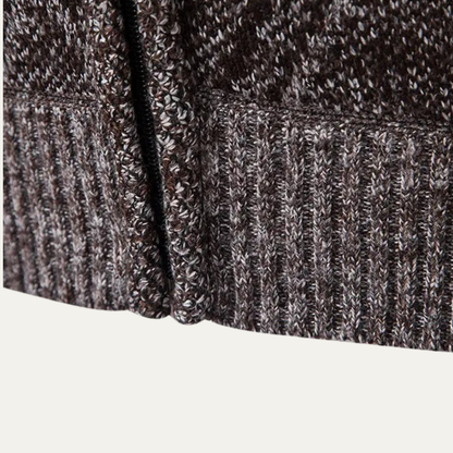 Cozy Men's Warm Knitted Zipper Jacket