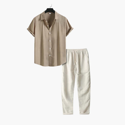 Lightweight Breathable Sleepwear Set for Men