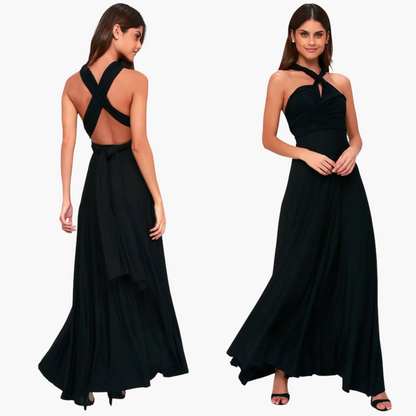 Elegant V-Neck Formal Women's Gala Dress