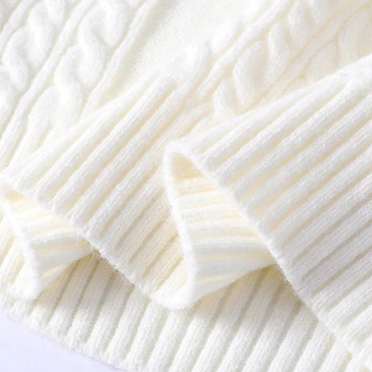 Cozy Mens Cable Knit Nordic Sweater