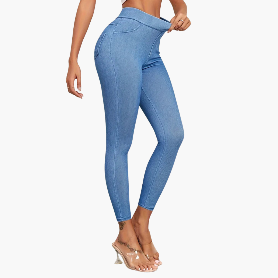 Women's Slim Fit High Waist Jeans Leggings