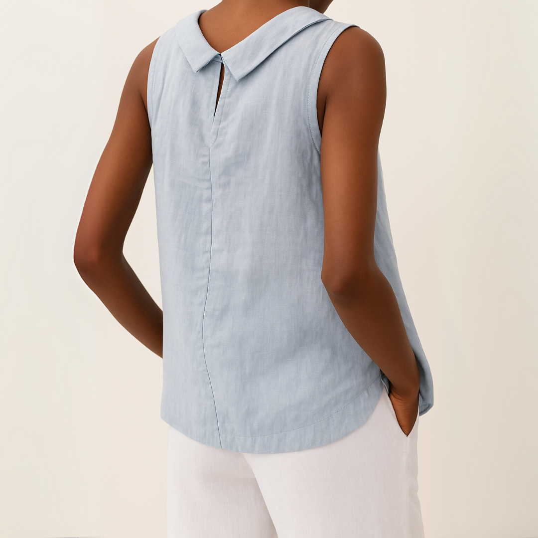 Trendy Tank Roll Neck Women's Top