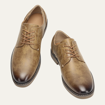 Classic Men's Leather Lace Up Dress Shoes