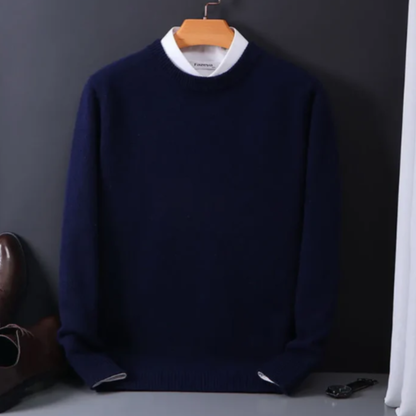 Soft Men's Cashmere Crew Neck Jumper Sweater