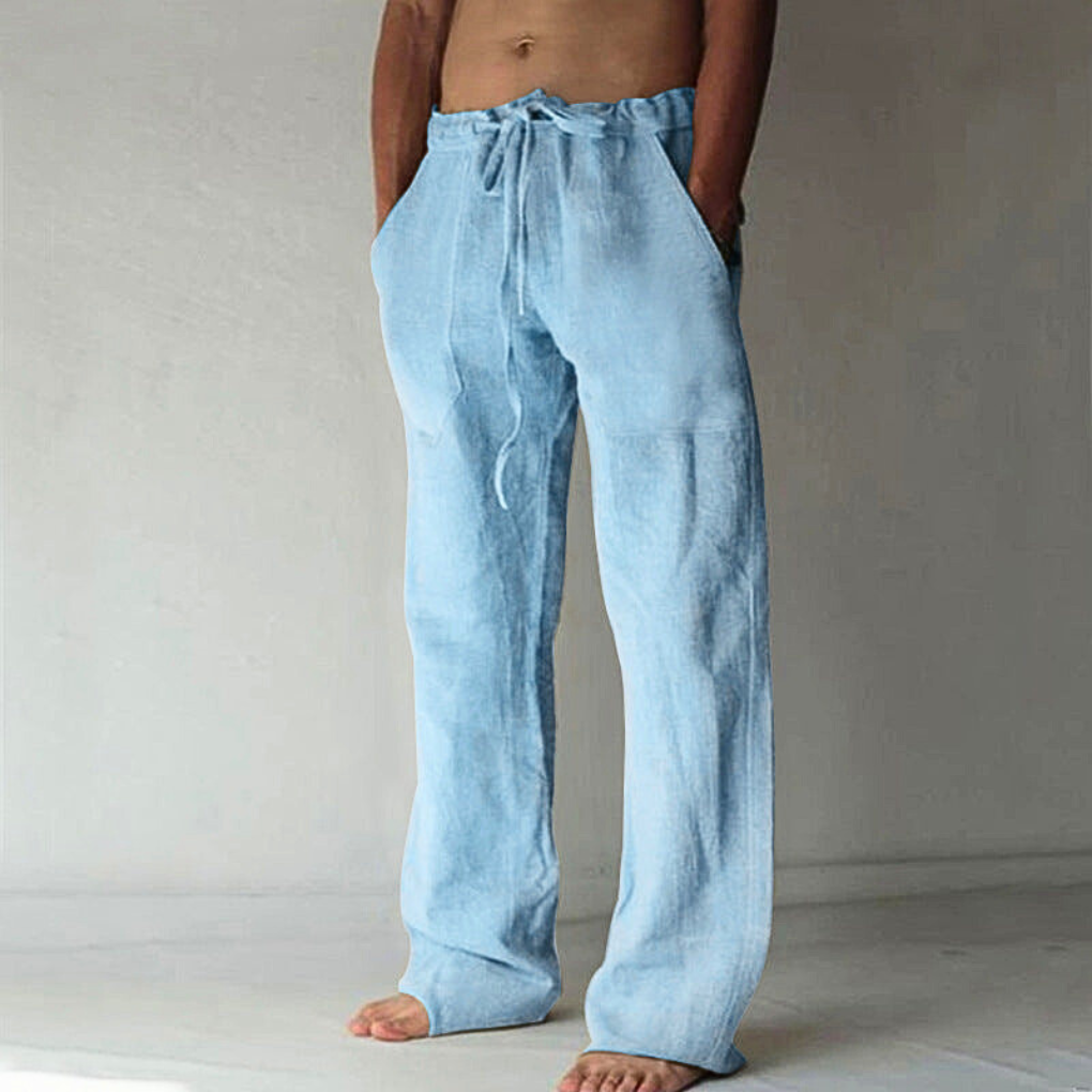 Relaxed Fit Elastic Waist Lounge Pants