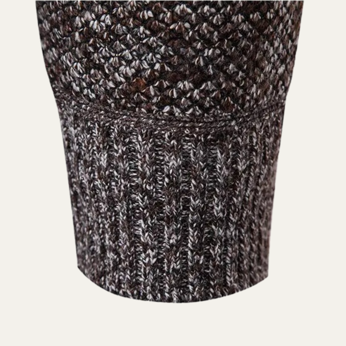 Cozy Men's Diamond Pattern Fleece Cardigan Jacket