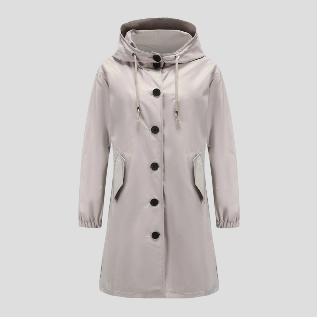 Ladies Waterproof Windbreaker Rain Coat