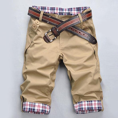 Casual Men's Chino Pants with Button Fly