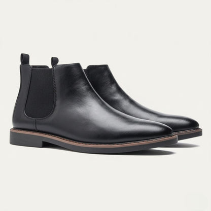 Tough Leather Men's Ankle Chelsea Boots