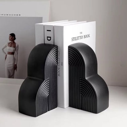 Modern White Cloud Book Ends - Nocini