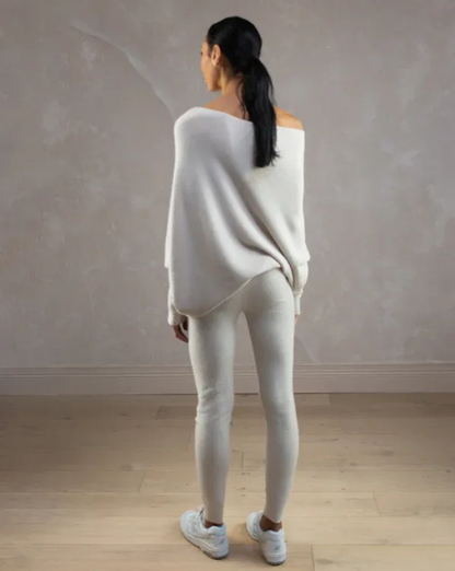 Feminine Knit Top with Bell Sleeve
