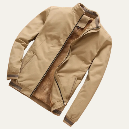 Cozy Men's Fleece Bomber Winter Jacket