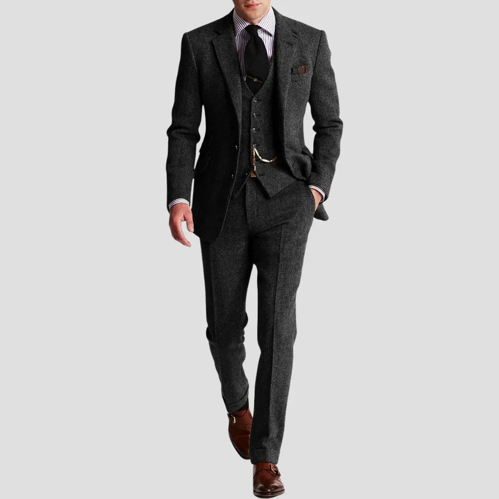 Classic Mens 3 Piece Formal Suit