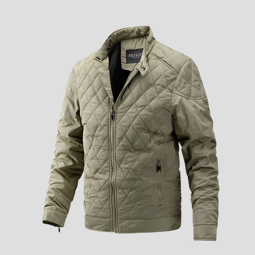 Classic Insulated Quilted Coat for Men