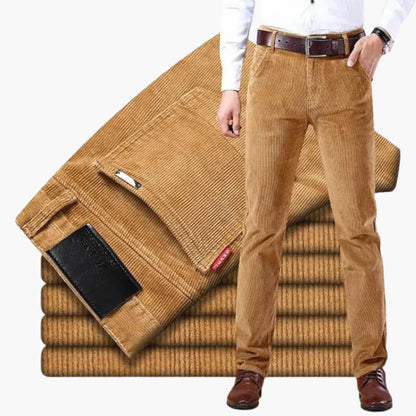 Comfortable Mens Cotton Classic Fit Pants - Olytrend