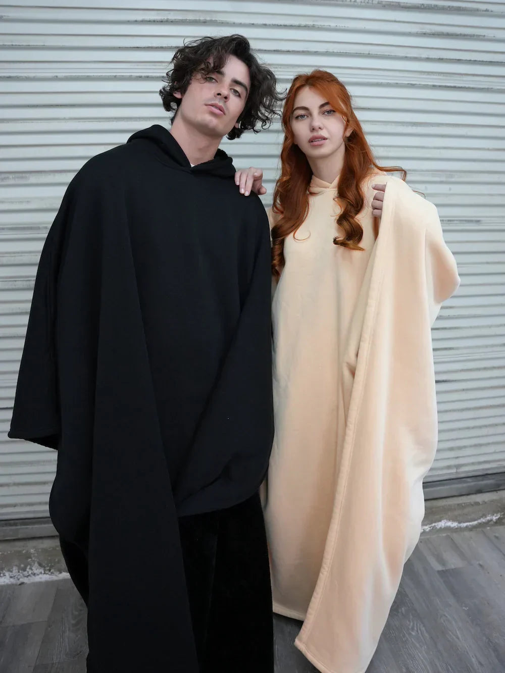 Cozy Women's Throw Hoodie Blanket