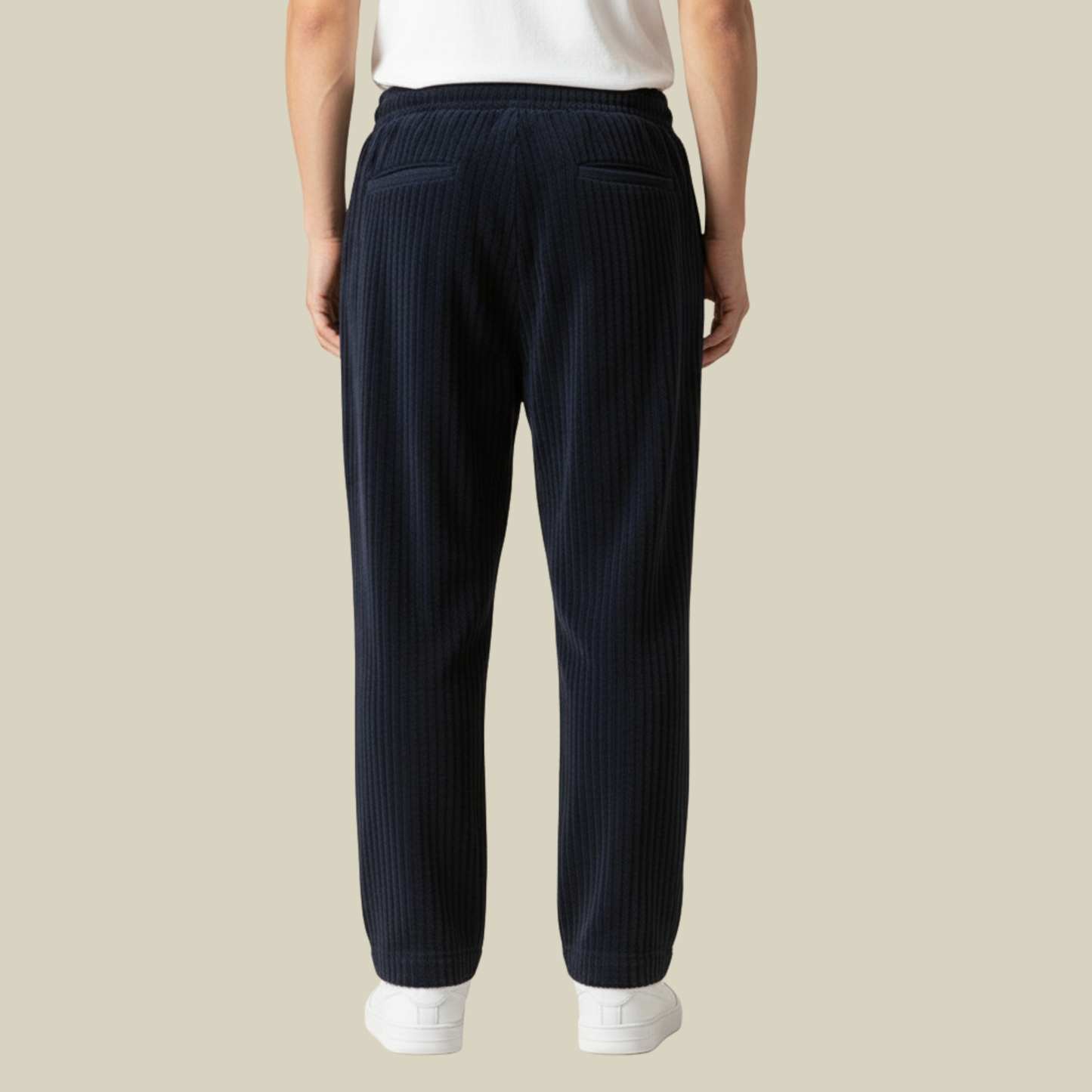 Relaxed Fit Men's Corduroy Casual Pants