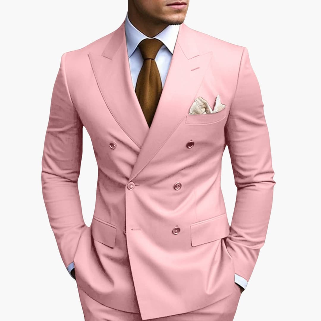 Classic Two Button Slim Fit Men's Suit