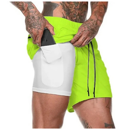Athletic Men's Shorts for Running and Fitness
