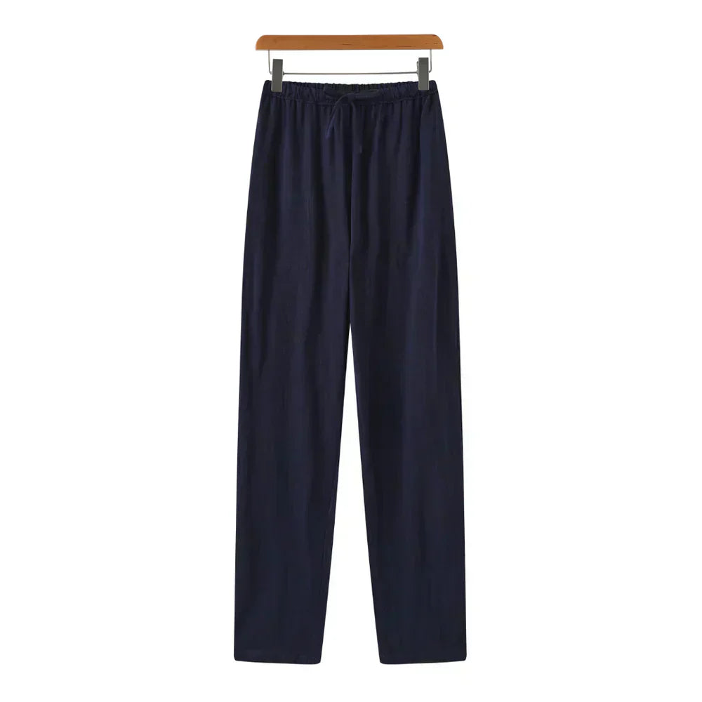 Relaxed Fit Linen Trousers
