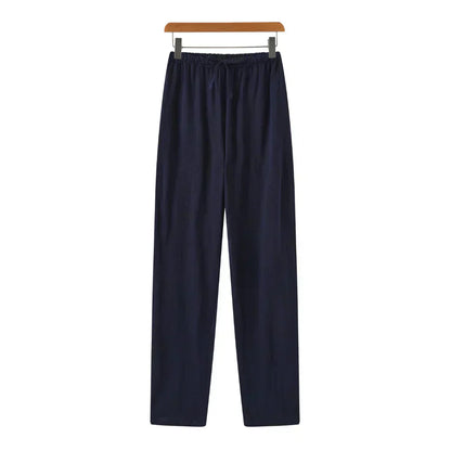 Relaxed Fit Linen Trousers