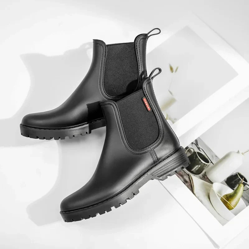 Ladies Slip-On Ankle Boots | Non-Slip Sole