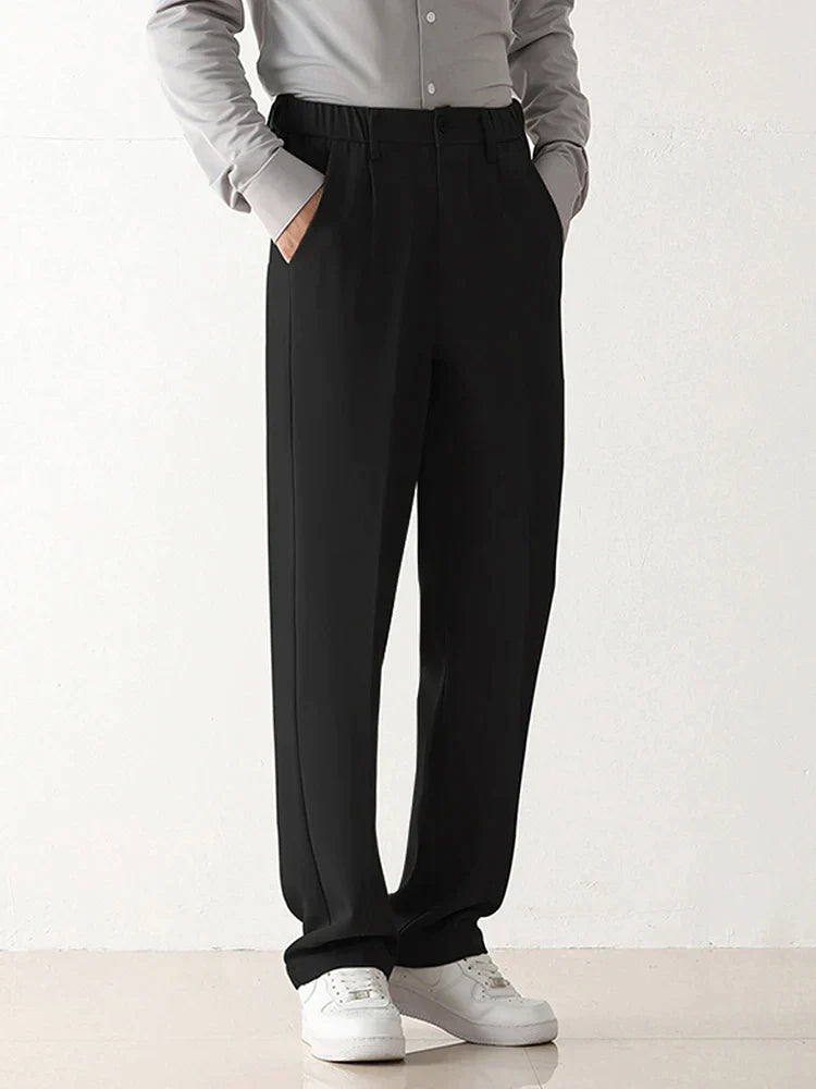 Comfortable Mens Chino Pants Loose Fit Style