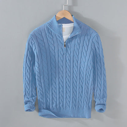 Men's Simple Crew Neck Sweater