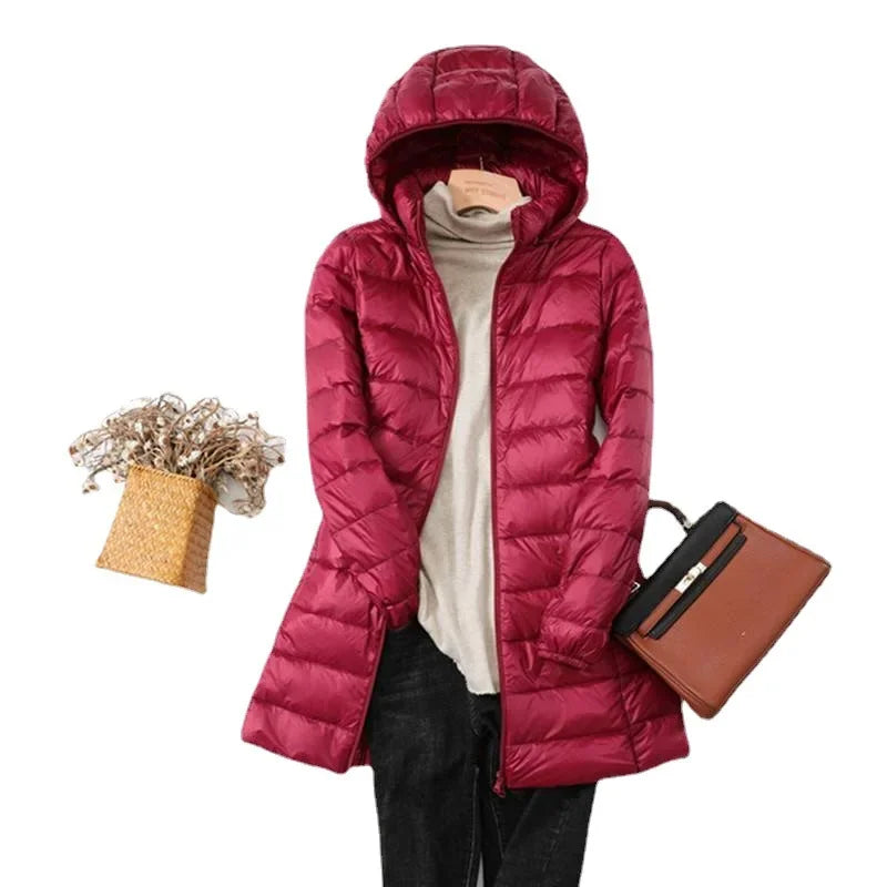 Cozy Women's Down Filled Parka Jacket