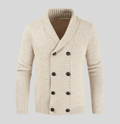 Classic Wool Button Front Cardigan Sweater