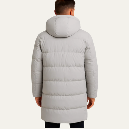 Warm Men's Puffer Hooded Parka Jacket
