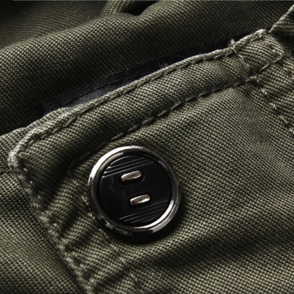 Rugged Men's Tactical Cargo Jacket